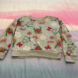 JoJo Siwa Nickelodeon Little Girls Christmas Sweater Size 7